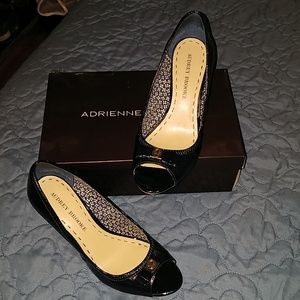 Adrienne Vittadini peep toe wedges